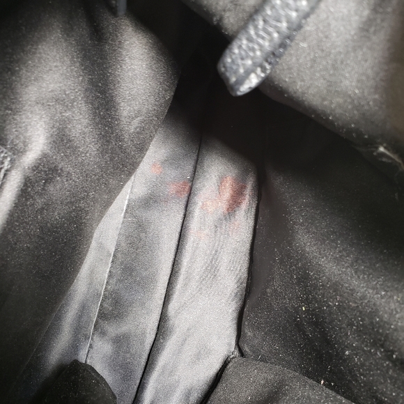 Coach handbag in solid black leather - Picture 4 of 6